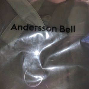 Andersson Bell green patchwork pants